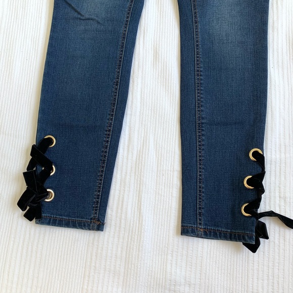 Kensie • lace up ankle jeans - Picture 4 of 7